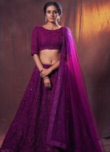 lehenga for engagement bride
