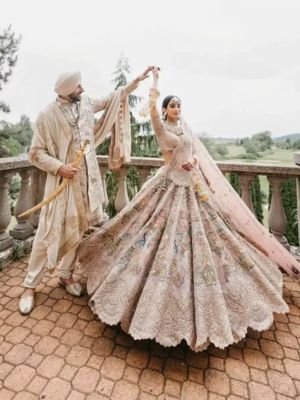 All Beige Colour couple Dress